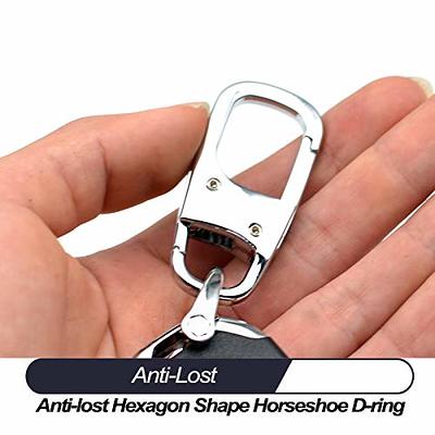 Mechcos Genuine Leather Car Key Fob Keychain Holder