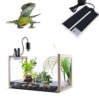 MQ Reptile Terrarium Heat Pad with LCD Digital Thermometer, 5.5 x 6in Power  Adjustment Under Tank Heater Mat for Pets, Small Animals, Seedling, 5W -  Yahoo Shopping