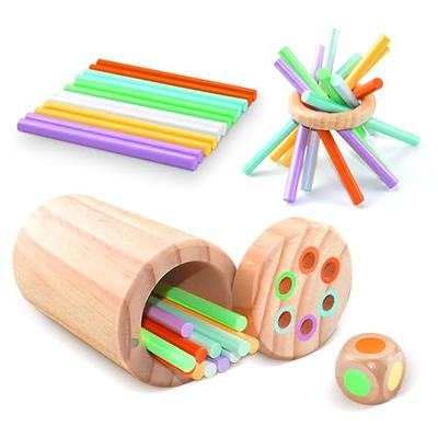 Playtive Wooden Stacking and Shape Toy, promotes fine motor skills and  early understanding of volume through play. MONTESSORI style toy: Buy  Online at Best Price in Egypt - Souq is now