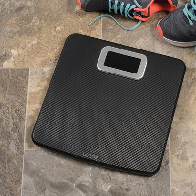 Taylor Digital Bathroom Scale with Carbon Fiber Finish - Yahoo Shopping