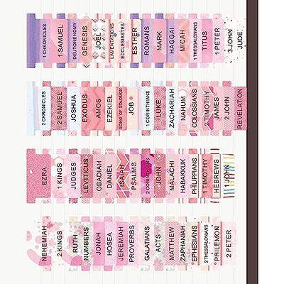 Mr. Pen- Bible Tabs, 75 Tabs, Laminated, Bible Journaling Supplies, Bible Tabs Old and New Testament, Bible Tabs for Women, Bible Tabs for