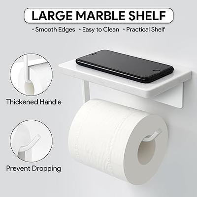 Toilet Paper Holder With Shelf Wall Mounted Toilet Paper Roll Holder Toilet  Tissue Holder For Bathroom Washroom