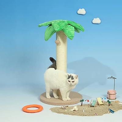 LUCKITTY Large Cat Scratching Post Kitty Coconut Palm Tree - Big