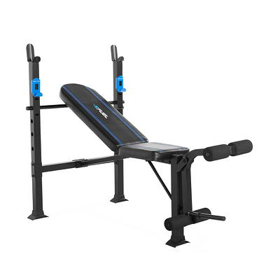 Marcy Competitor Standard Workout Bench with 80 lbs Vinyl-Coated