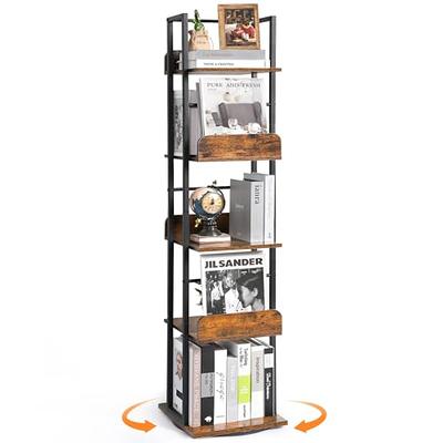 SUNMORY 6 Tier Tree Bookshelf, Small Bookcase with Storage Cabinet, Modern  Tall Narrow Bookshelves Organizer, Floor Standing Book Shelf for  Bedroom/Living Room/Home Office/Corner, Rustic Brown - Yahoo Shopping