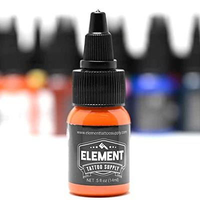 ELEMENT TATTOO SUPPLY - Vivid Orange Tattoo Ink - 1oz Bottle for Color  Tattooing and Shading - Permanent - Bright - Bold - Solid - Easy to use -  Professional Artist - Yahoo Shopping