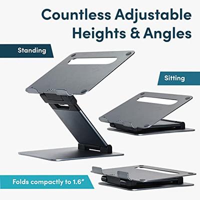 Ergonomic Laptop Stand For Desk, Adjustable Height Up To 20, Laptop Riser  Portable Computer, Laptop Stands, Fits All MacBook, Laptops 10 15 17 Inches,  Pulpit Laptop Holder Desk Stand - Yahoo Shopping