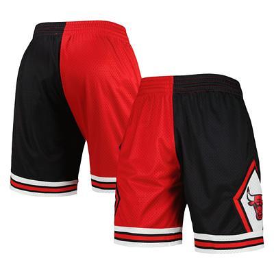 Men's Chicago Bulls Mitchell & Ness Black Big & Tall Hardwood Classics  Jumbotron Shorts