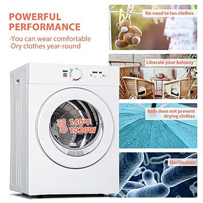 Euhomy Compact Laundry Dryer  Clothes dryer, Portable dryer
