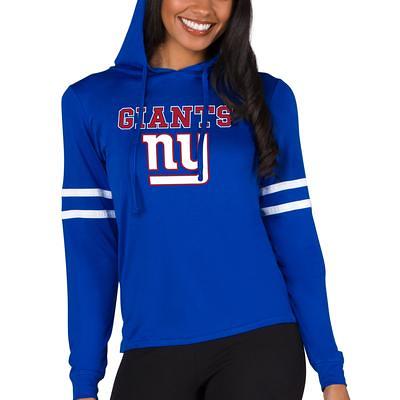 New York Giants Nike Fan Gear Wordmark Performance Pullover Hoodie