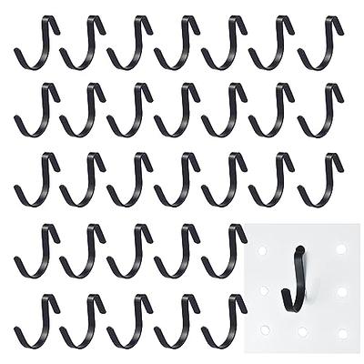 Dualshine 60PCS Black Pegboard Hooks 4 Inch, Peg Board Shelving Hook Metal  Pegboard Display Hook Peg Wall Hook for 1/4'' Spaced Pegboard, 0.2”  Diameter Peg Board Peg for Garage Storage Organizer - Yahoo Shopping