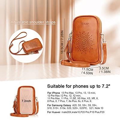 Women's Bag Touch Screen Cell Phone Purse Wallets Soft Leather Strap Handbag  Crossbody Bags Purse Clutch Phone Wallet Shoulder Bag | SHEIN