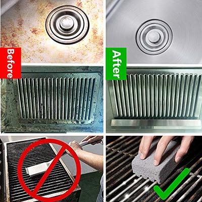 Ajmyonsp 3Pack Grill Cleaning Brick Block Brick-A Magic Stone Pumice  Griddle Grilling Cleaner Accessories for BBQ Grills, Racks, Flat Top  Cookers - Yahoo Shopping