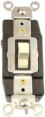 Leviton 60 Amp 600 Volt Industrial Grade Double Pole Single Phase AC Manual  Motor Controller Toggle Switch - Black MS602-BW - The Home Depot