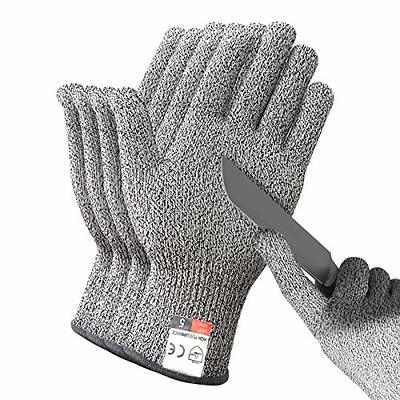 Evridwear Cut Resistant Gloves for Kids 7-9 Years, Level 5 Protection  Cutting Gloves Food Grade for Cooking, Whittling, Wood Carving, Gardening  and