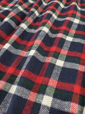 100% Cotton White Flannel Fabric By the Continuous Yard