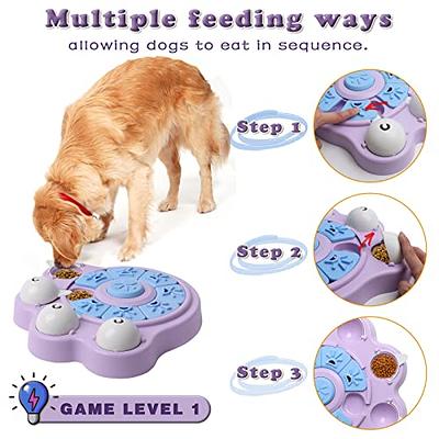 KADTC Dog Puzzle Toy For Small/Medium/Large Dogs Slow Feeder Puzzles Food  Treat Feeding Dispenser Puppy Brain Stimulation Toys Beginner Puppy Boredom