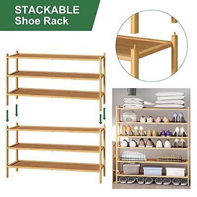 VASSKÄR Shoe rack, bamboo, 60 cm - IKEA