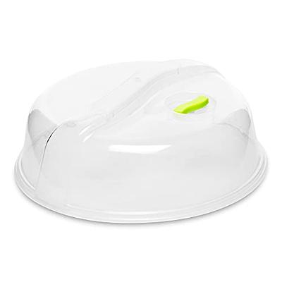 DecorRack Plastic Serving Bowl with Lid, White (1 Bowl)