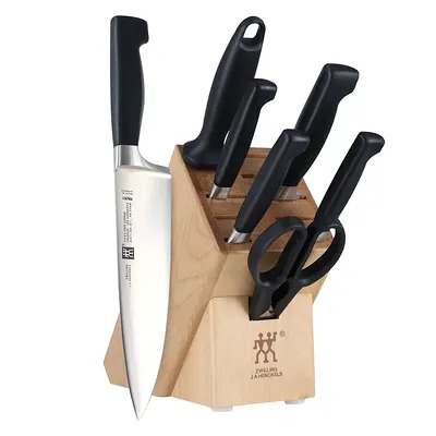 Zwilling 7-Piece Knife Block Set, Pro Le Blanc