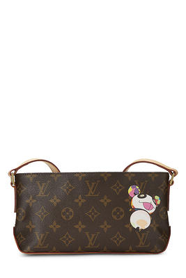 Takashi Murakami x Louis Vuitton Monogram Canvas Panda Marco Wallet  QJA05G9Y0B000