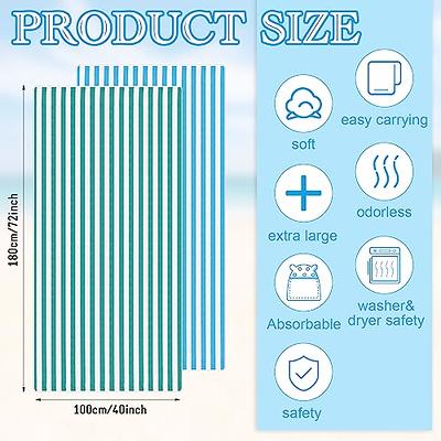 30 Packs Oversized Beach Towels Bulk Absorbent Quick Drying Towel Large  Soft Pool Towels Microfiber Travel Towel for Women Men Hotel Spa Hot Tub  and Bath (Fresh,72 x 35 Inch) - Yahoo Shopping