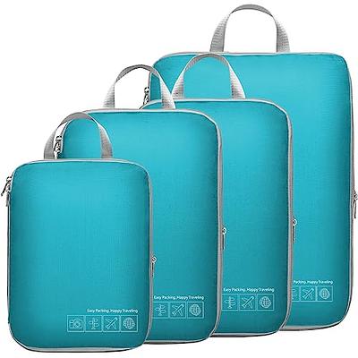 Compression Packing Cubes For Travel, Packing Cubes Compression Travel  Essentials, Compressible Travel Packing Cubes Organizers For Carry-On  Luggage Suitcase