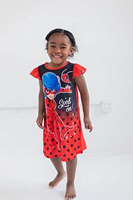 Miraculous Ladybug Little Girls Nightgown Pajamas Black/Red 7-8 - Yahoo  Shopping