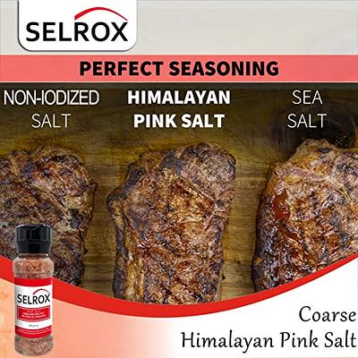 Himalayan Secrets Natural Pink Cooking Salt in Refillable Grinder - 8 oz  Healthy Unrefined Coarse Salt Packed with Minerals - Kosher Certified