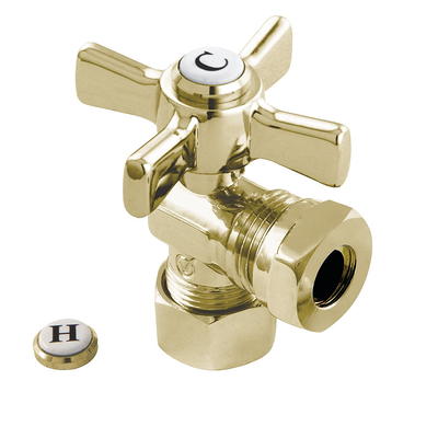 Camco RV 90-Degree Hose Elbow - Swiveling Easy Grip Connector - Brass  (22505) 