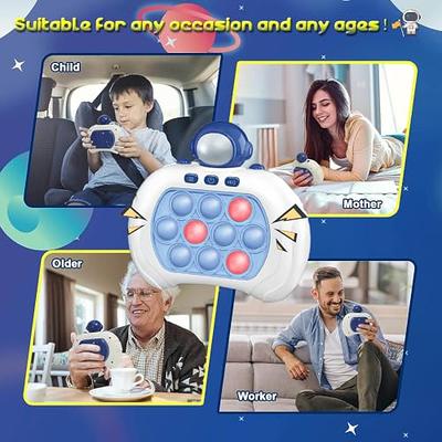 Quick Push Bubbles Game Console Handheld Game Keychain Stress