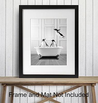 Bathroom Wall Art - Bathroom Wall Decor - Funny Black Bathroom Decor -  Guest Bathroom - Bath Wall Decor - Penguin Gifts - Powder Room - Cute Cool  Unique Bathroom Decorations - Yahoo Shopping