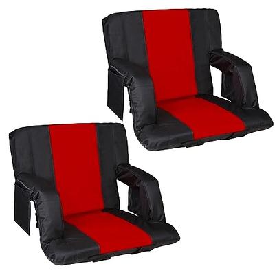 Sportneer Stadium Seats for Bleachers, Bleacher Chairs with Back and Cushion  Bleacher Seats with Back Support Padded Stadium Chair with Armrests 6  Reclining Positions for Sport Events Camping Beaches - Yahoo Shopping