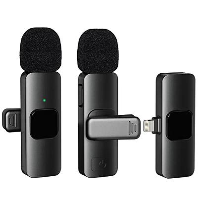 Wireless Lavalier Microphone for iPhone iPad Video Recording