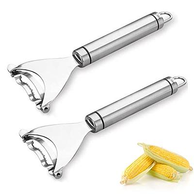  Corn Peeler, Corn stripper for corn on the cob remover  tool,Stainless steel multifunctional Kitchen Grips Corn planer Cob Cutter  kernels, with Hand Protect: Home & Kitchen