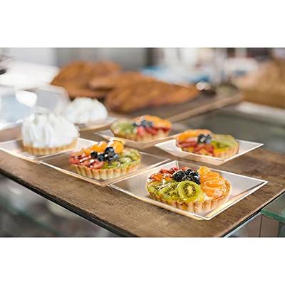 Stock Your Home 6-Inch Clear Plastic Dessert Plates (120 Pack) Flexible  Disposable Clear Plates for Dessert & Appetizers, Crystal Clear Small  Plates