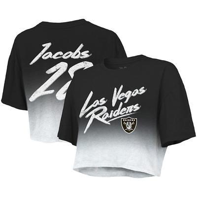 Majestic Threads Men's Majestic Threads Davante Adams Black Las Vegas  Raiders Player Name & Number Short Sleeve Hoodie T-Shirt