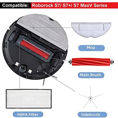 For Roborock S7 MaxV / S7 MaxV Ultra / S7 Pro Ultra Replacement Spare Parts  Accessories Main Side Brush Hepa Filter Mop Dust Bag