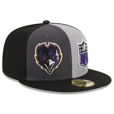 New Era 59FIFTY Baltimore Ravens Pre-Game Hat in Brown | Size 7 | 70722259