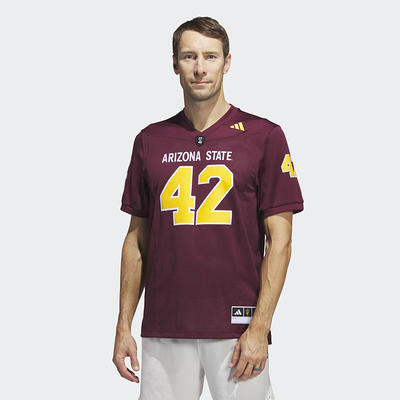 Men's adidas #1 Maroon Arizona State Sun Devils Team Premier