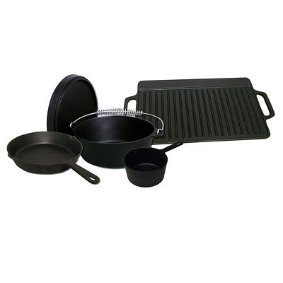 Bayou Classic 3 Piece Cast Iron Skillet Set