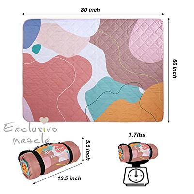 Exclusivo Mezcla Waterproof Picnic Blankets 3-Layer 60x80 Inches Large  Sandproof Beach Blanket Foldable Outdoor Blanket for Camping on Grass  Picnic