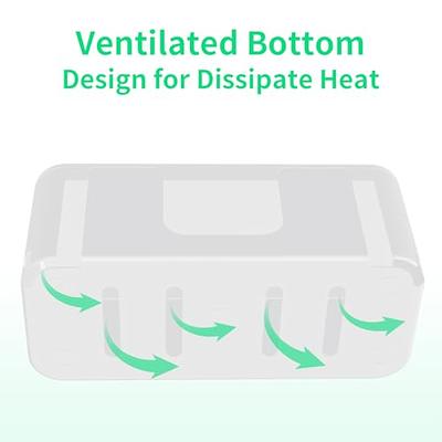 Cable Management Box 16 Large, Cord Hider for Power Strip