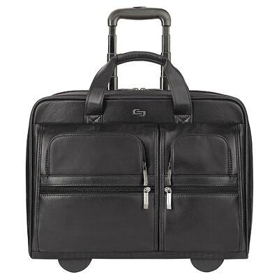 Solo USLPT1364 US Luggage Classic Rolling Laptop Portfolio Case, Black 