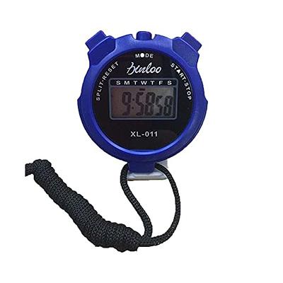 Professional Digital Stopwatch Timer Waterproof Digital Handheld LCD Timer  Chronograph Sports Counter with Strap for Swimming Running Football