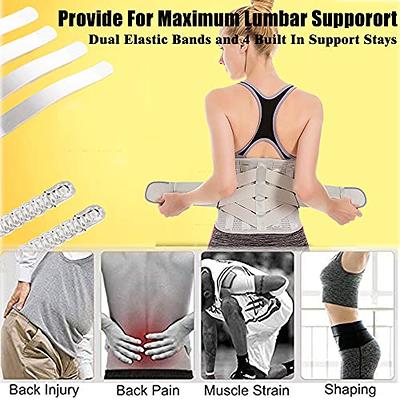 RiptGear Back Brace for Lower Back Pain Relief - Breathable Back Brace for  Men and Women - Ideal for Lifting, Work, Sciatica, Herniated Disc, and