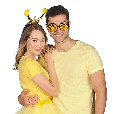 Funcredible Costume Accessories - Antenna Headband - Halloween Cosplay  Party Favors for Women, Men and Kids (Yellow)