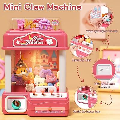 Skirfy Claw Machine for Kids with Lights, Mini Candy Machine Toys