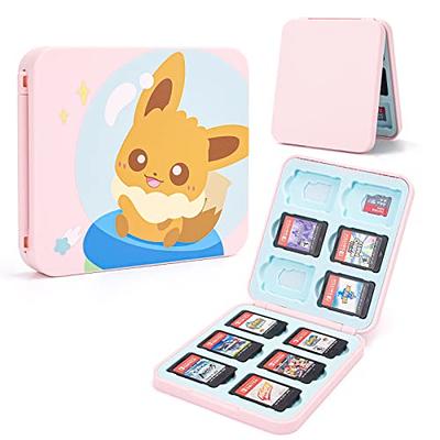 Yebowe for Switch Game Card Case for Nintendo Switch/Lite/OLED, with 48 Micro  SD Card Slots & 24 Game Card Slots, Cartoon Portable Game Card Holder Cartridge  Storage Box Organizer for Switch 