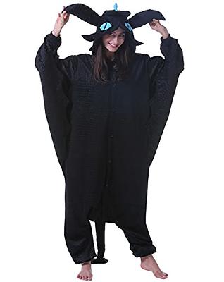  Toothless Costume Pajamas Dragon Tail Animal Onesie